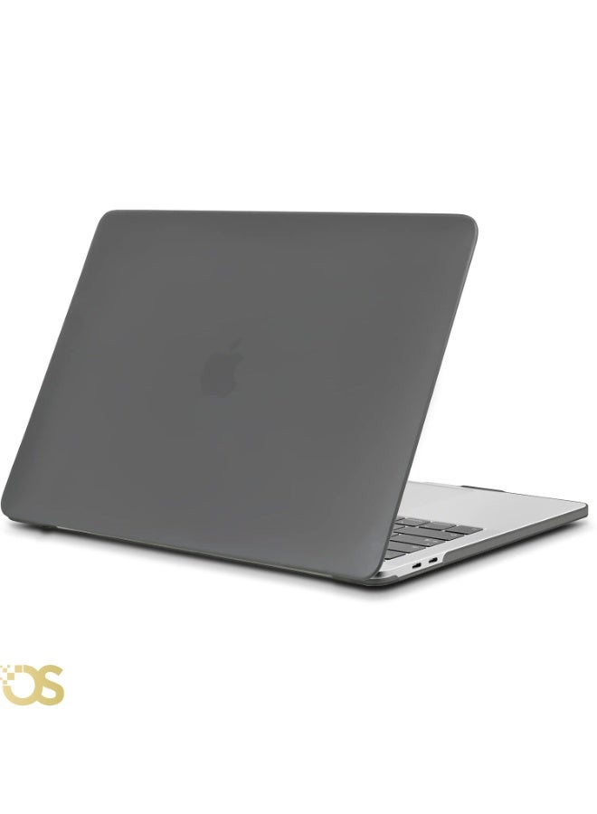 OS Hard Shell Protective Case for MacBook Air 13.3-inch — Matte Gray — Compatible with A1932, A2179 & A2337 Models - Image 1