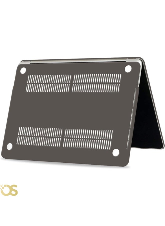 OS Hard Shell Protective Case for MacBook Air 13.3-inch — Matte Gray — Compatible with A1932, A2179 & A2337 Models - Image 4