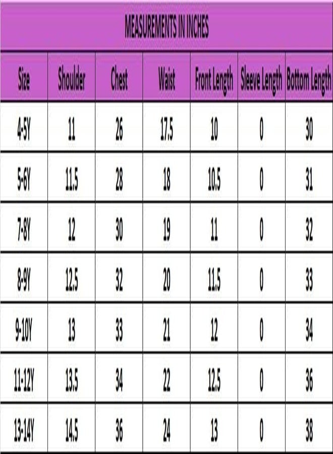 LILPICKS طقم ليليبيكس زاري مزين بلا أكمام مع تنورة فضفاضة ودوپاتا للفتيات (خوخي ذهبي) (13-14 سنة) - Image 2