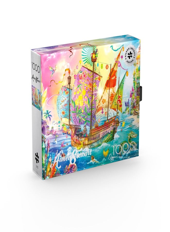 Buffalo Games - Silver Select - Aimee Stewart - Crystal Dreamship Harbor - 1000 Piece Jigsaw Puzzle for Adults - Challenging Puzzle Perfect for Game Nights - Image 2