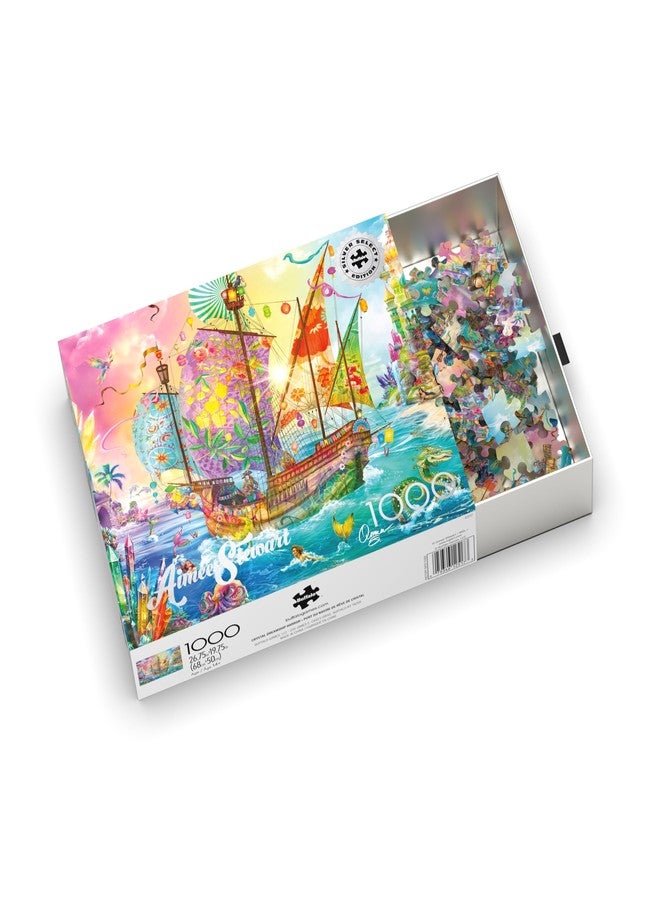 Buffalo Games - Silver Select - Aimee Stewart - Crystal Dreamship Harbor - 1000 Piece Jigsaw Puzzle for Adults - Challenging Puzzle Perfect for Game Nights - Image 3