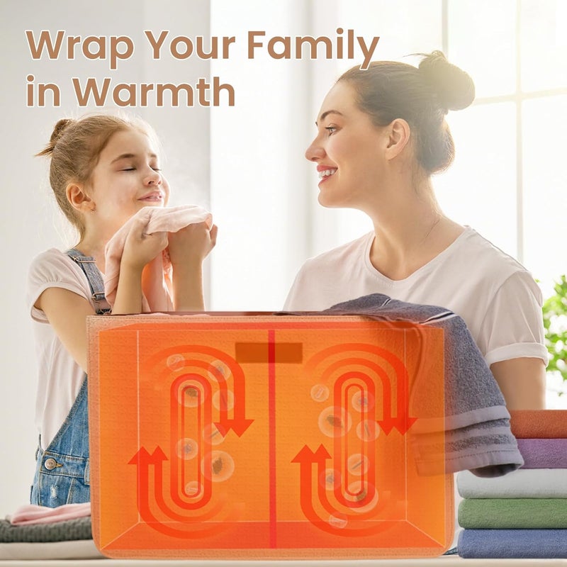 Kdti Towel Warmer Bucket - 36L Hot Towel Warmer for Bathroom & Home Spa, Fits 3 Oversized 40"x70" Towels/Bathrobes/Blankets, Auto Shut Off & Adjustable Timer (Countertop- Geometric Weave Style) - Image 4