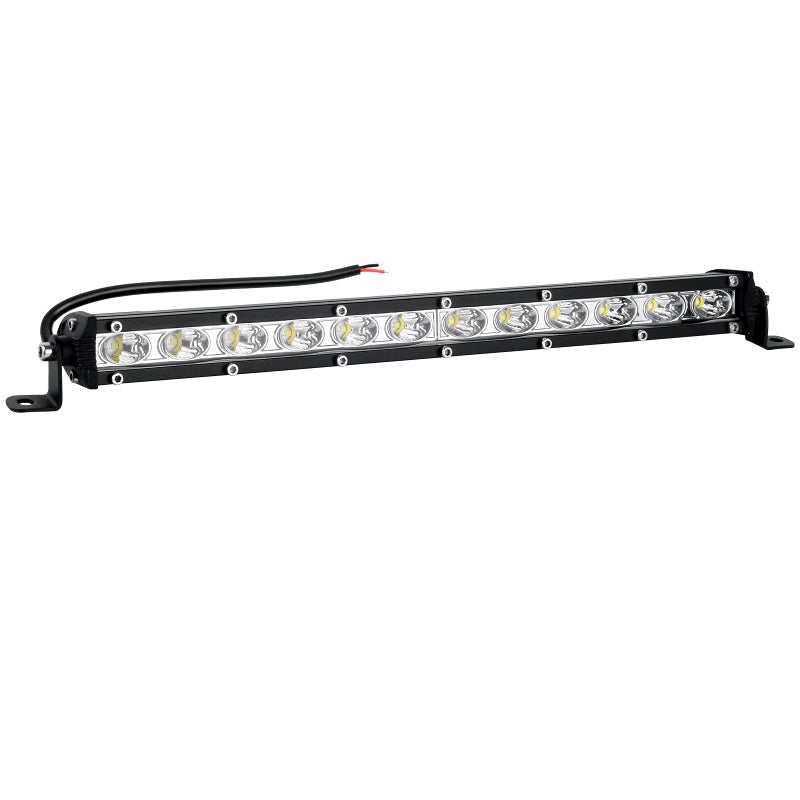 nifeida 14 Led Light Bar 80W 8000lm Single Row Led Light Bar Off Road Lights Waterproof Flood  Spot Beam Combo Light for Truck Off Road Pickup SUV ATV UTV Boats Roof Bumper