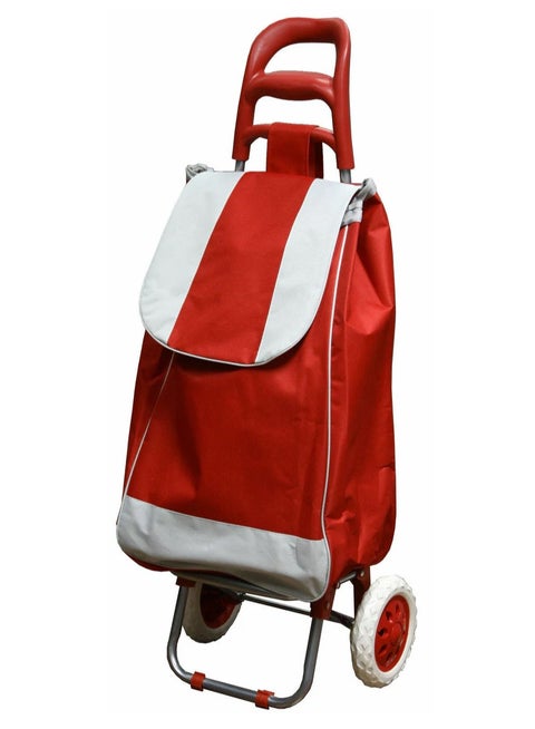 1pc Foldable Grocery Shopping Cart With Wheels, Collapsible Personal Folding Cart For Groceries Durable & Portable