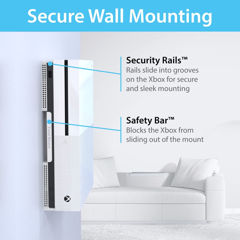 TotalMount for Xbox One S (Mounts Xbox One S on a Wall by Your TV) - Image 4