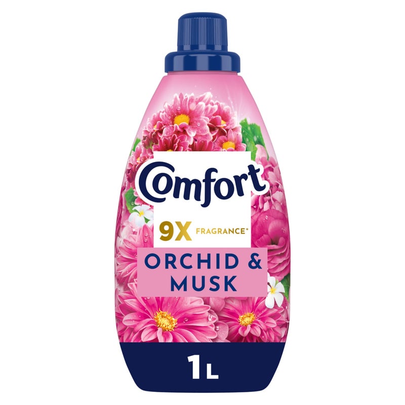 Concentrate Fabric Softener Orchid & Musk 9x fragrance 1 Litres
