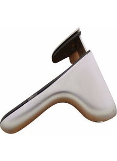 Azm Hırdavat Azm Hardware Penguin Glass Shelf Holder Long Adjustable Matte Chrome  - Image 1