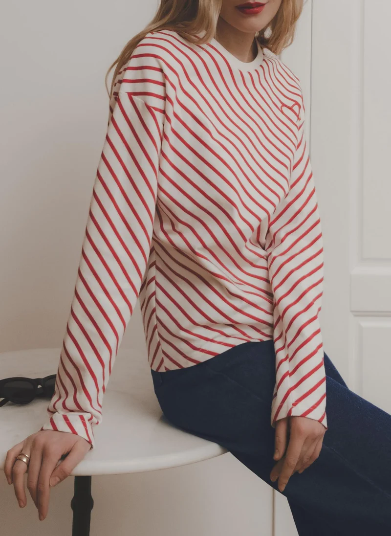 Lichi Loose striped longsleeve