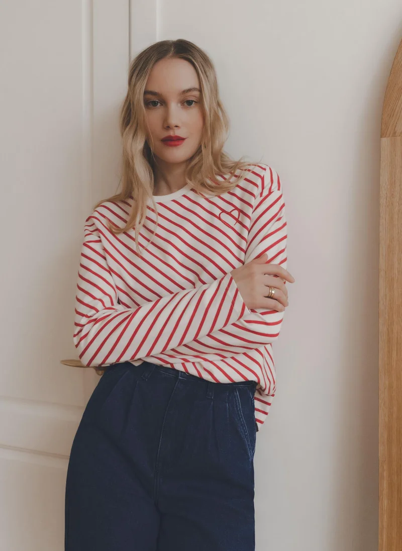 Lichi Loose striped longsleeve