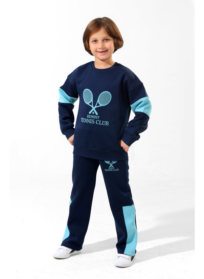 ريمينت بيجاما للاولاد نادي التنس كحلي - Image 3