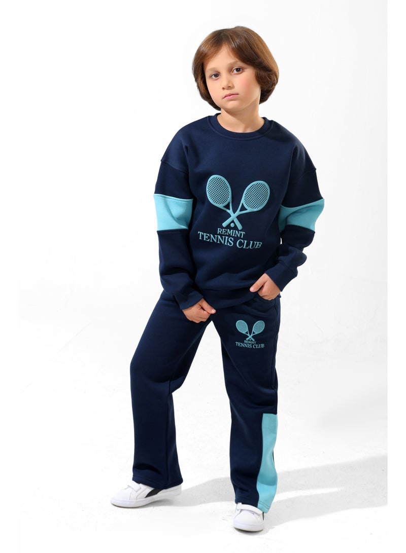 ريمينت بيجاما للاولاد نادي التنس كحلي - Image 2