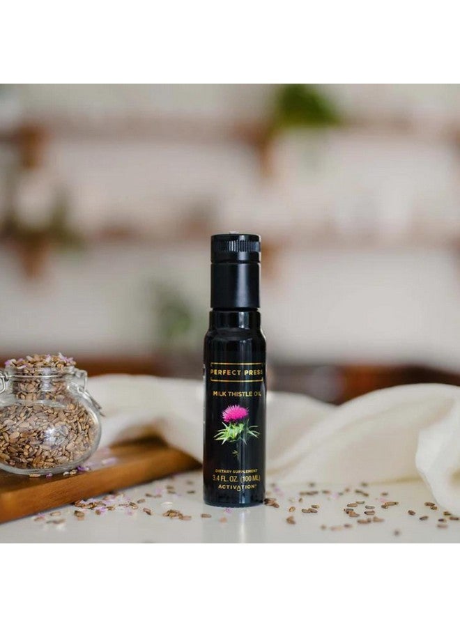 ACTIVATION Products - Perfect Press Milk Thistle Oil, Milk Thistle Extract for Natural Detox and Blood Circulation, Pure Milk Thistle Liquid for Heart Health, Milk Thistle Supplement, Non GMO, 100 ml - Image 2