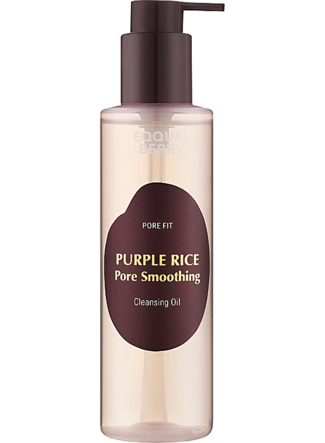eqqualberry Purple Rice Pore Smoothing Cleansing Oil 200 ml - Image 1