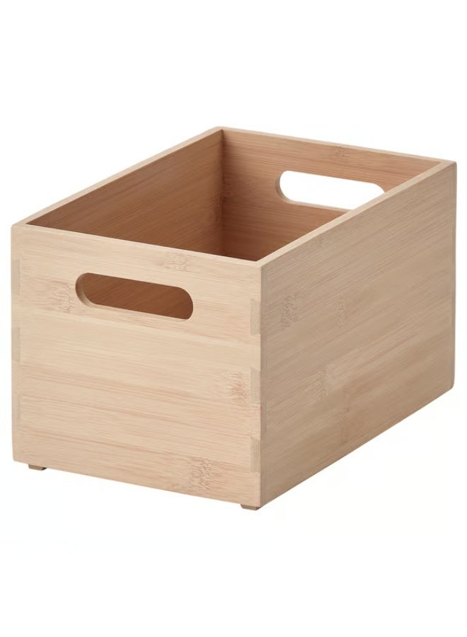 Storage box, lightweight bamboo, 16×24×15 cm - Image 1