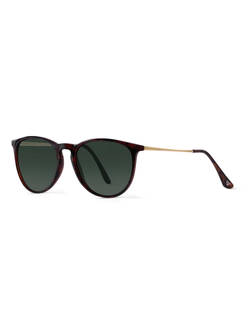 Woggles Mint Condition Polarized Clubmaster Sunglasses