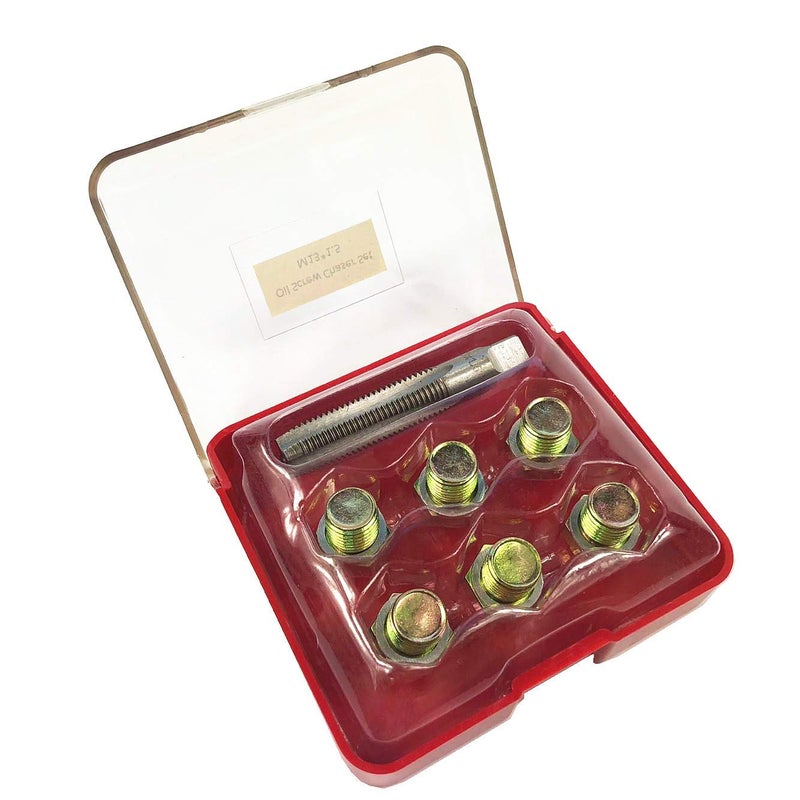 BestsQ M13 x 1.25MM Oil Drain Plug Tap Thread Repair Kit Oil Pan Screws Rethread Tool - Image 5