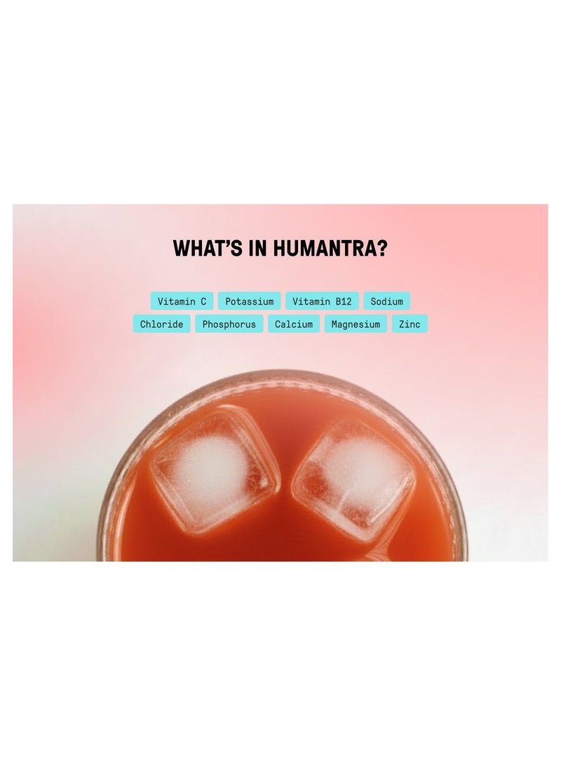 Humantra Berry Pomegranate Electrolyte Hydration Drink Powder - Image 4