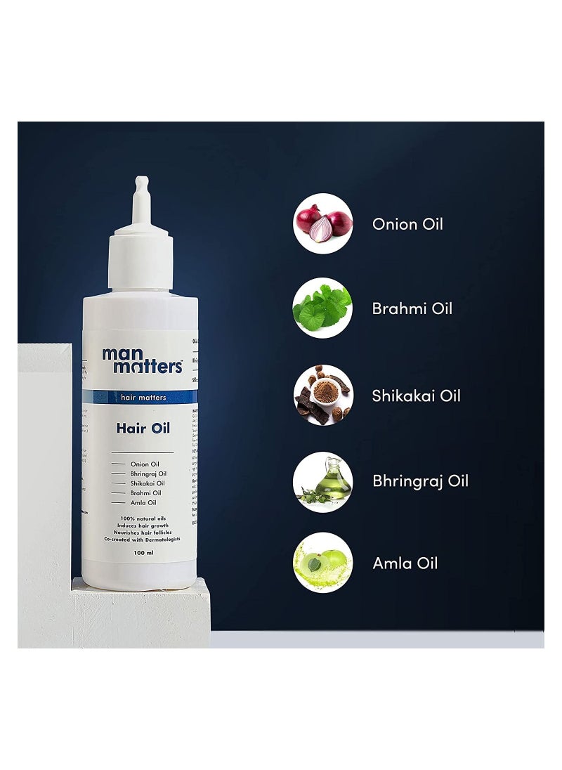 Man Matters - Hair Oil 100ml And Redensyl Hair Toni 60ml For Men - Image 1