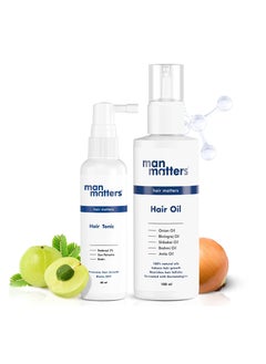 Hair Oil 100ml And Redensyl Hair Toni 60ml For Men