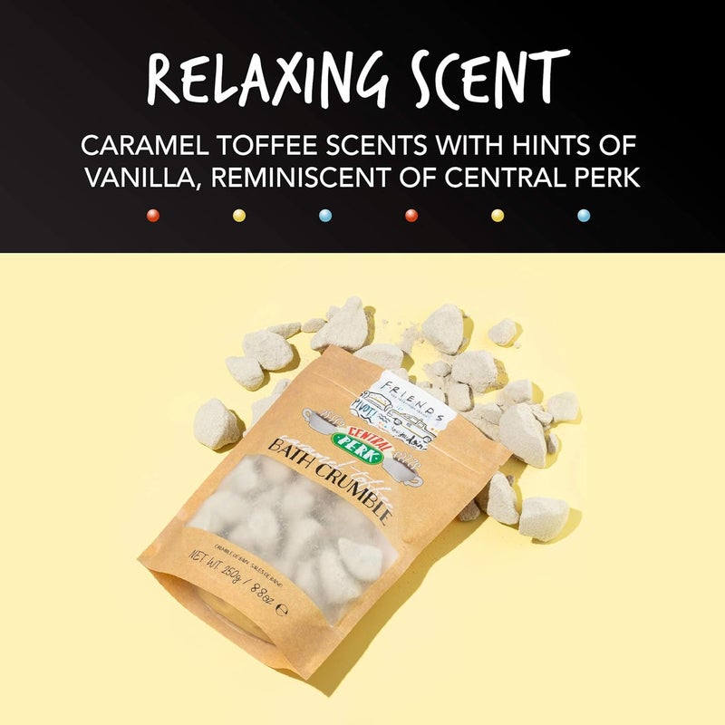 Paladone Central Perk Bath Crumble 250g Caramel Toffee Scented Officially Licensed Friends TV Show Merchandise - Image 3