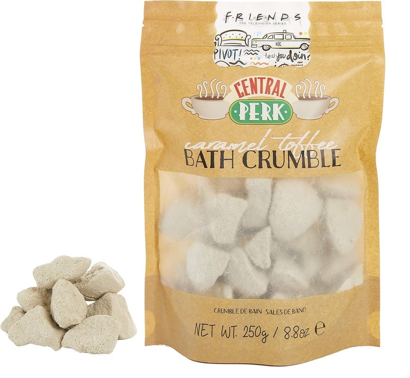 Paladone Central Perk Bath Crumble 250g Caramel Toffee Scented Officially Licensed Friends TV Show Merchandise - Image 1