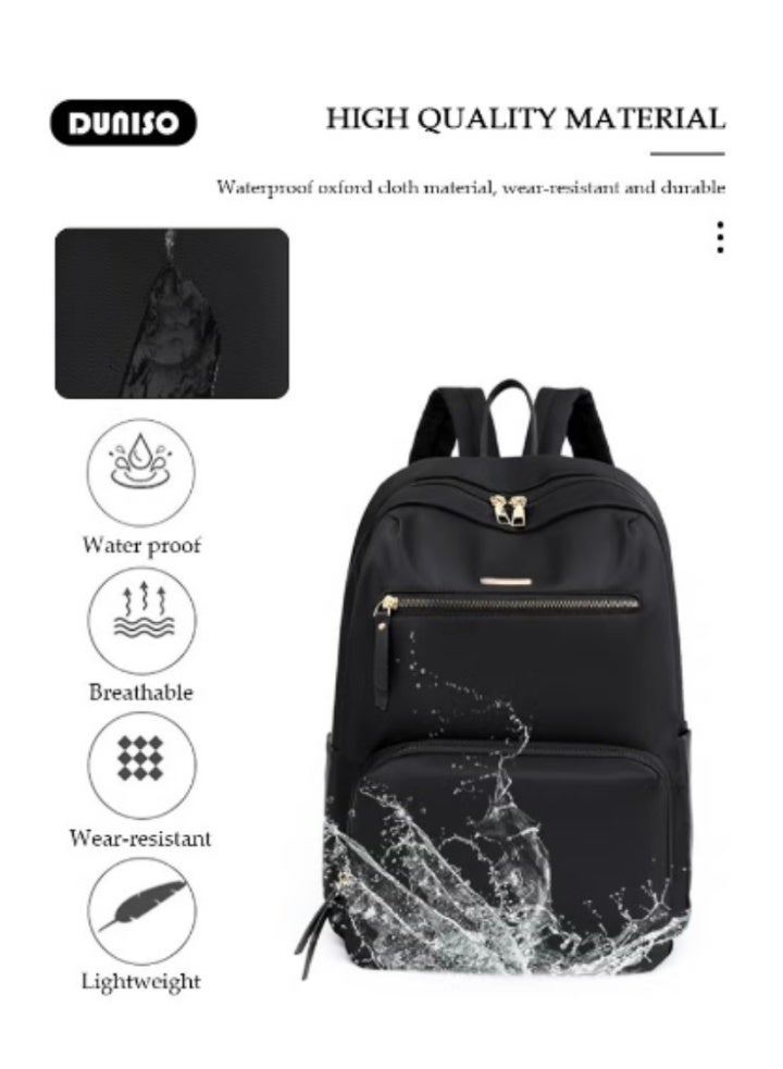 DUNISO New Women’s Minimalist Backpack | Multi - Compartment Design, Stylish and Spacious - Image 5