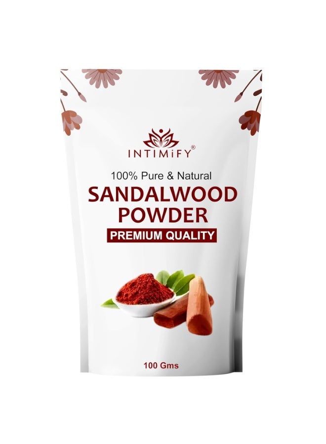 INTIMIFY Sandalwood Powder For Face Pack 100g - Image 1