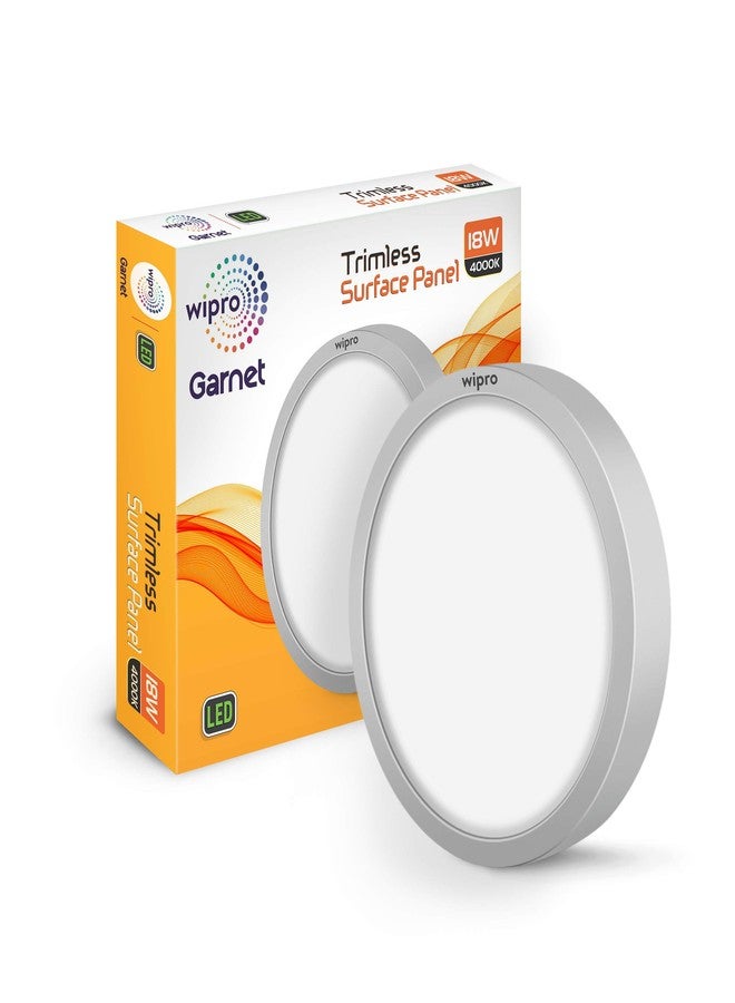 wipro 18W Surface LED Panel Round 4000K - Image 1