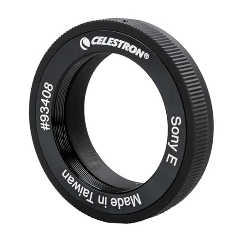 Celestron Sony E Mount TRing with 42mm Diameter Thread for Terrestrial and Celestial Imaging Compatible with Sony EMount Mirrorless Cameras and Celestron TAdpaters Black - Image 1