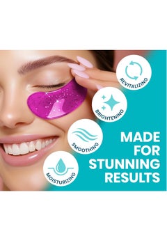 Stylia Stylia Under Eye Patches for Puffy Eyes and Dark Circles (30 Pairs), Marine Collagen Under Eye Mask with Vitamin C, Hyaluronic Acid, Pearl Extract, Eye Masks for Dark Circles and Puffiness  - Image 3
