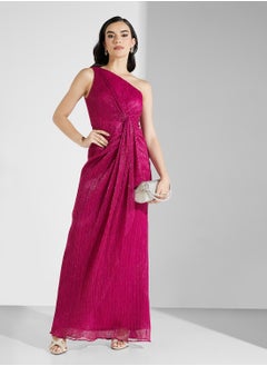 Adrianna Papell One Shoulder Front Twist Dress  - Image 1
