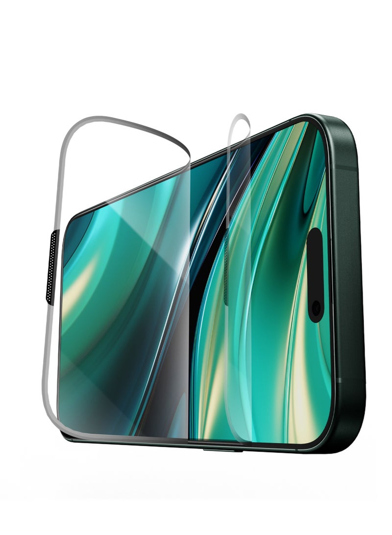 جرين ليون واقي شاشة iPhone 16 Pro Max Diego Pet HD / خالٍ من الفقاعات / عالي الاستجابة / شفاف كريستالي / مضاد لبصمات الأصابع / مقاومة الشحوم / مضاد للخدش - شفاف - Image 2