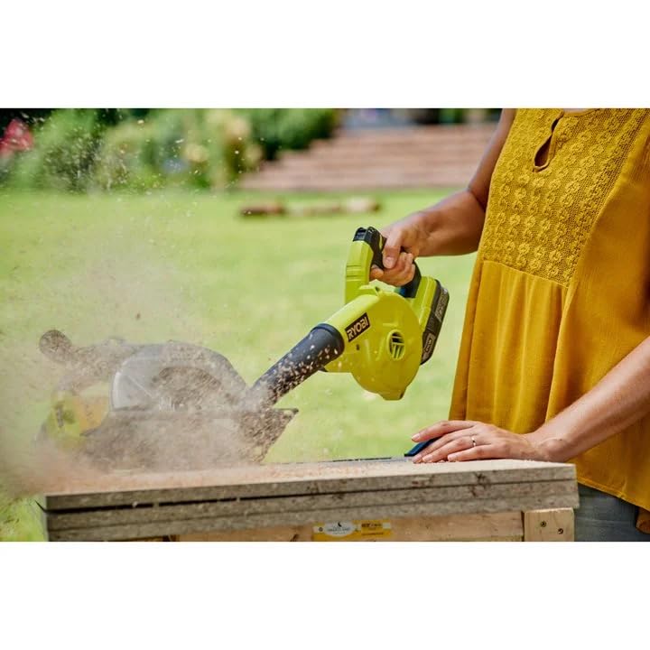 RYOBI ONEAND 18V CORDLESS COMPACT WORKSHOP BLOWER TOOL ONLY P755 - Image 2