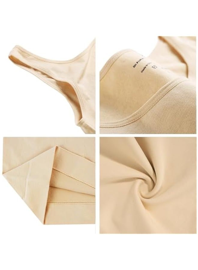 Women's Tummy Control Shapewear Tank Tops - Seamless Body Shaper Compression Top - Image 5