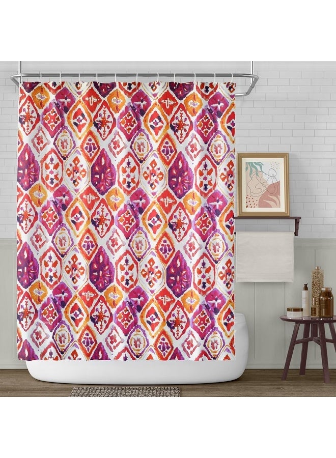 السرعوف الذهبية ستارة دش GOLD MANTIS مقاس 72 × 72 بوصة (183 × 183 سم) - ستارة حمام بوليستر مقاومة للماء وخالية من التجاعيد وسريعة الجفاف مع 12 فتحة معززة - تصميم مطبوع حديث (فويبي) - Image 1