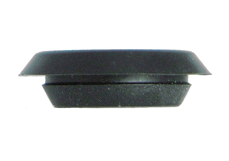 2 2 inch Flush Mount Black Plastic Body and Sheet Metal Hole Plug Qty 10 by Caplugs