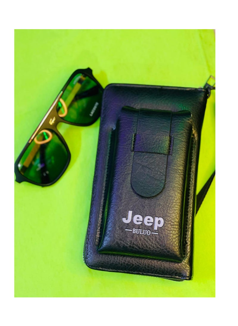 Jeep Buluo Men's Hand Wallet - Black  - Image 2