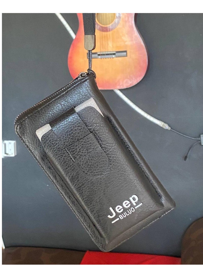 Jeep Buluo Men's Hand Wallet - Black  - Image 1