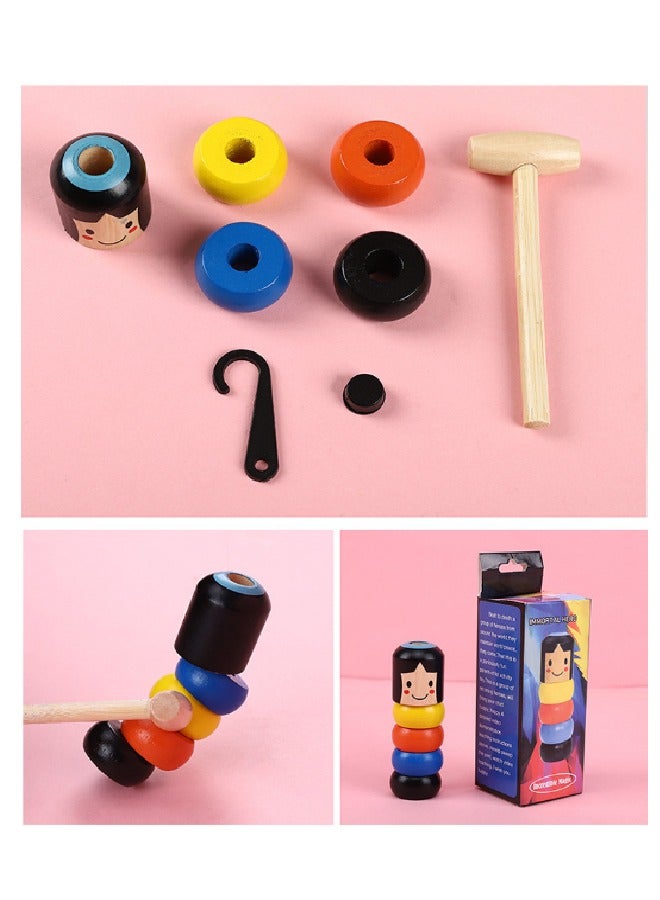 Moveable Joints Wooden Man Toy – Educational Kids' Toy for Creativity & Motor Skills - Image 2