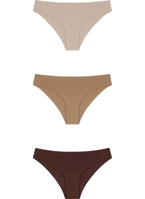 كوتن هيل Laser Cut Women's Bikini Panties 3 Pack-2