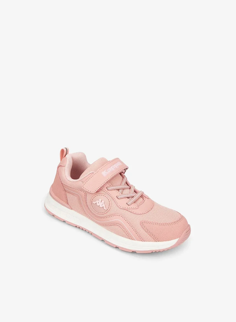 Kappa Girls' Panelled Sports Shoes with Hook and Loop Closure
