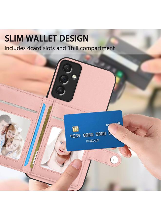 S-TOP Case For Samsung Galaxy A24 4G Button Card Bag RFID Anti-theft Phone Case - Image 5