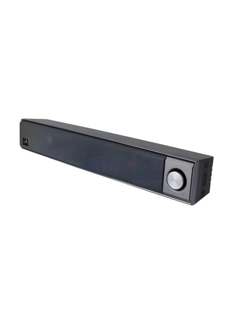 سبيكر بلوتوث 10واط كيسونلي LED-909  بإضاءة ملونة وبطارية 1200mAh يدعم AUX وUSB وTF card وU disk –تشغيل حتي 5 ساعات – أسود