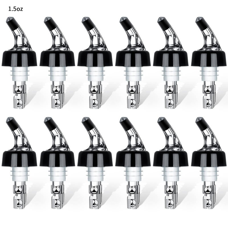 SuproBarware Automatic Measured Bottle Pourer - 1.5oz/45ml Quick Shot Spirit Measure Pourer Drinks Wine Cocktail Dispenser Home Bar Tools - Image 1