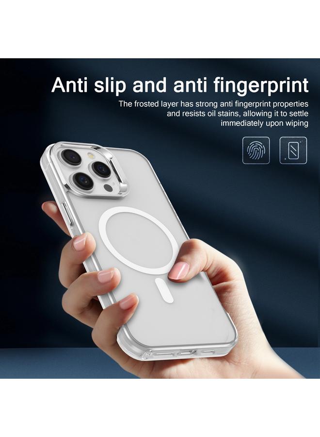 S-TOP Case For iPhone 15 Pro Max Electroplated IMD Magsafe PC Hybrid TPU Phone Case - Image 5