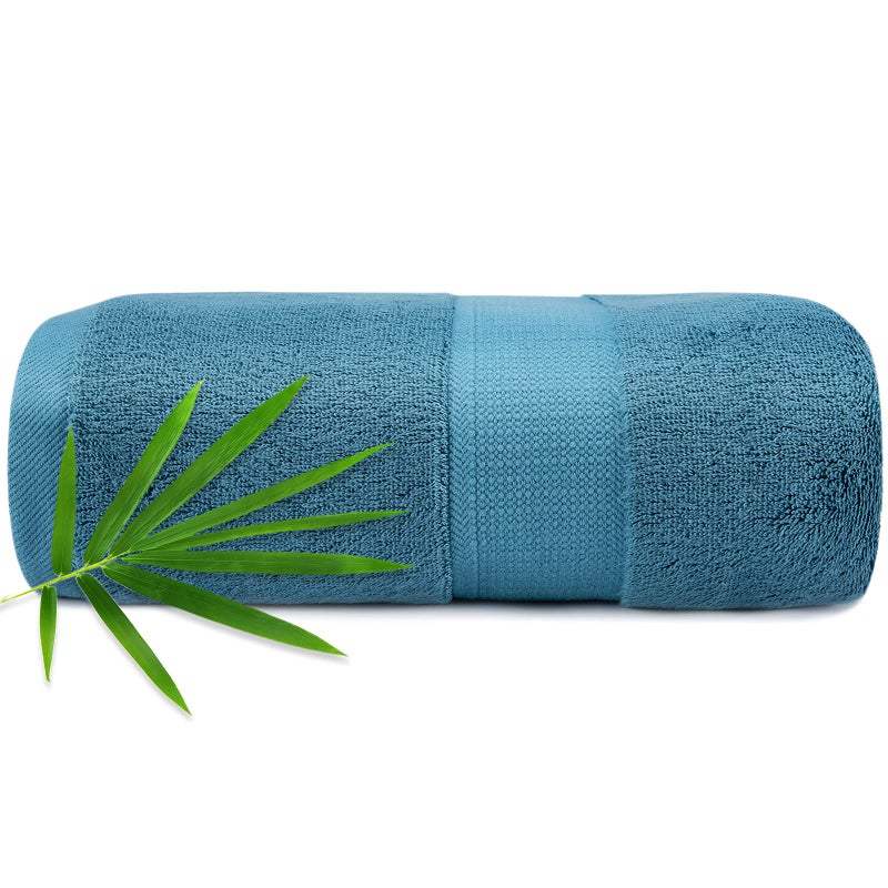 CANFOISON Large Bath Towels for Body Sensitive for Adult Kids Baby Luxury Hotel Spa Gym Super Soft Highly Absorbent Bathroom Towels 30 x 541 Pack Peacock Blue