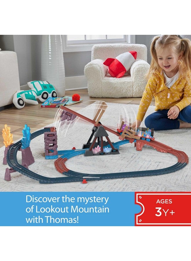 THOMAS & FRIENDS Motorized Toy Train Set Crystal Caves Adventure With Thomas, Tipping Bridge & 8 Ft Of Track For Preschool Kids Ages 3+ Years - Image 2