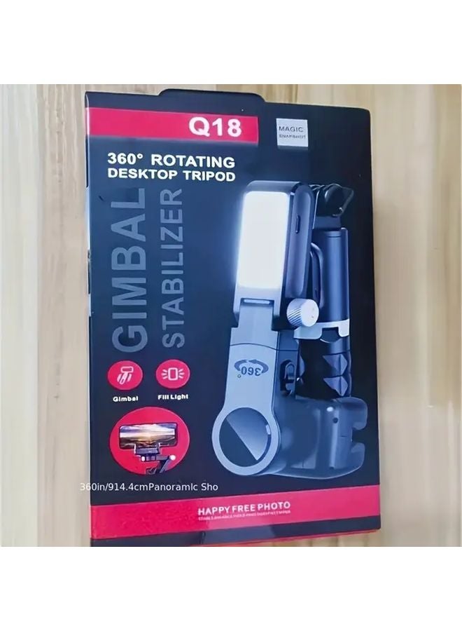 مثبت رأس مضاد للاهتزاز مع حامل سيلفي ثلاثي الأرجل للتسجيل السلس - Image 1