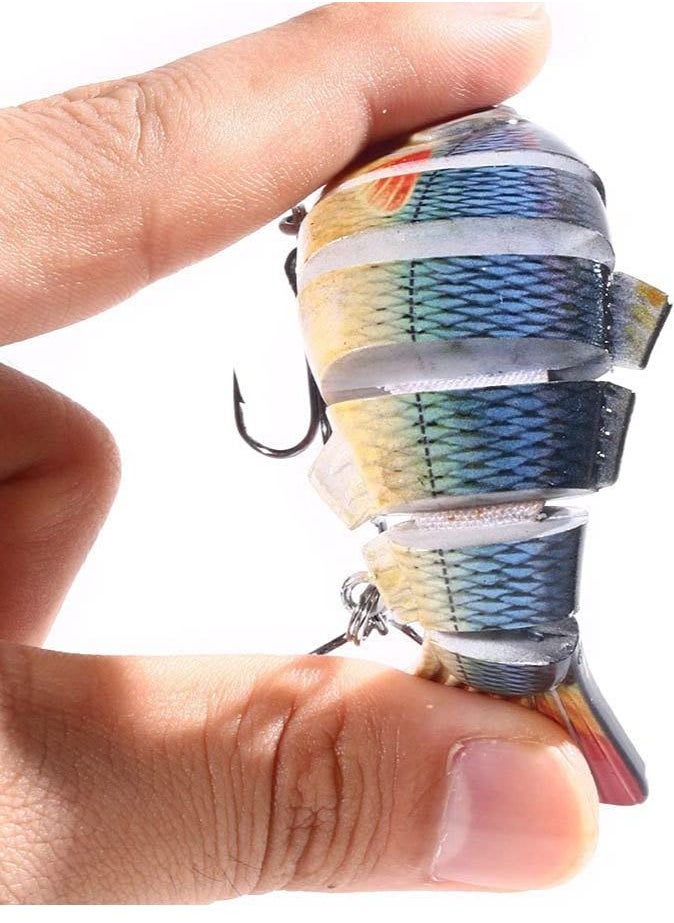 KASTWAVE - Lifelike Fishing Lures Lure Fishing Tackle Kits 3 Pieces Colorful Fish-shaped Multi-section Bait Simulation Bait Fishing Accessories - Image 1