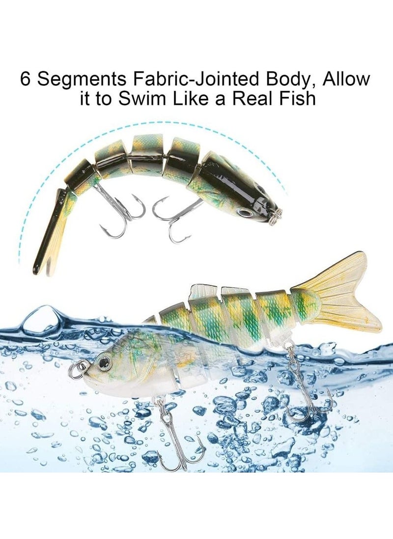 KASTWAVE - Lifelike Fishing Lures Lure Fishing Tackle Kits 3 Pieces Colorful Fish-shaped Multi-section Bait Simulation Bait Fishing Accessories - Image 1
